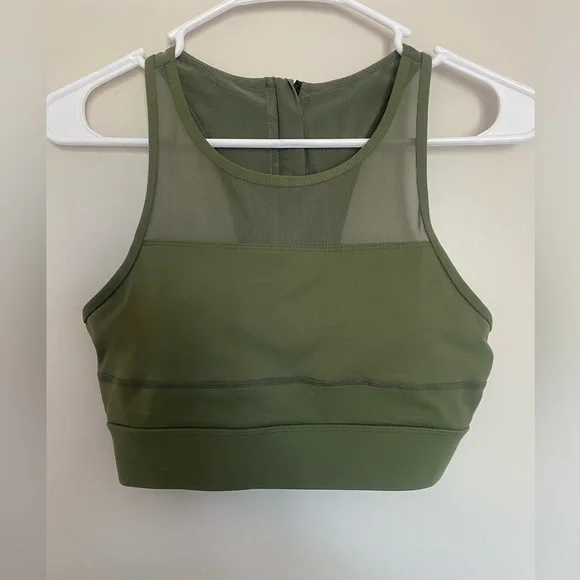 ZYIA Olive‎ Sports Bra women size medium - Picture 3 of 8